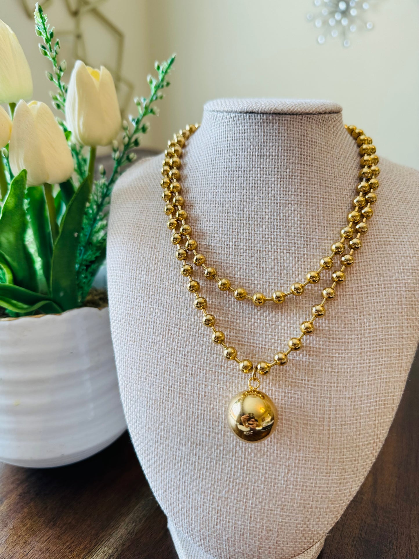 Double chain ball