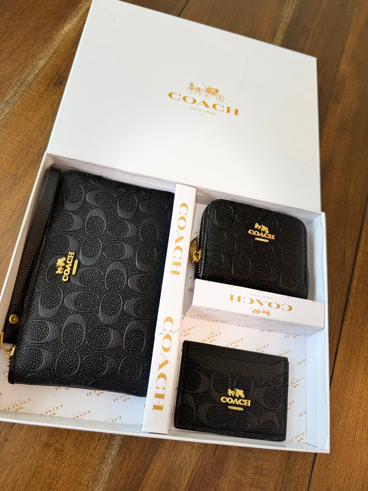 Set con Wallet All black (negra completa)