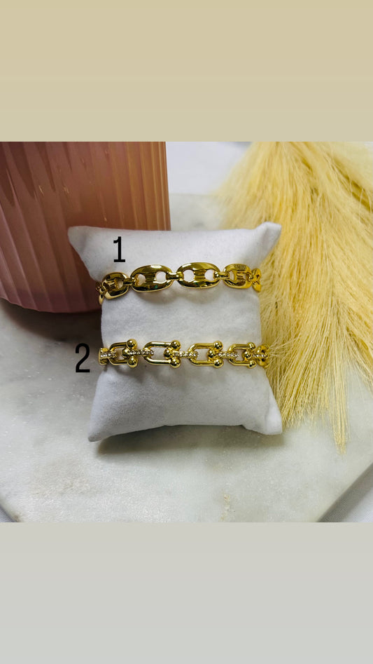 Gold Bangle GG & TiF