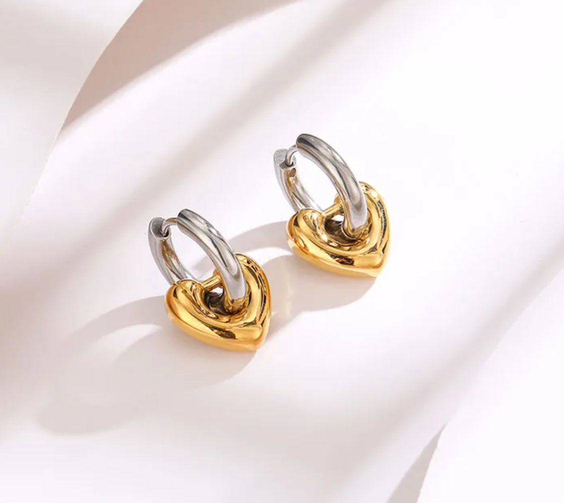 Heart earrings