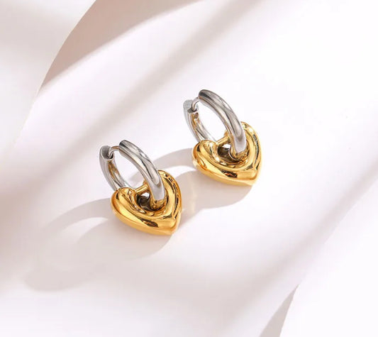 Heart earrings