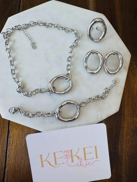 Circle Silver set