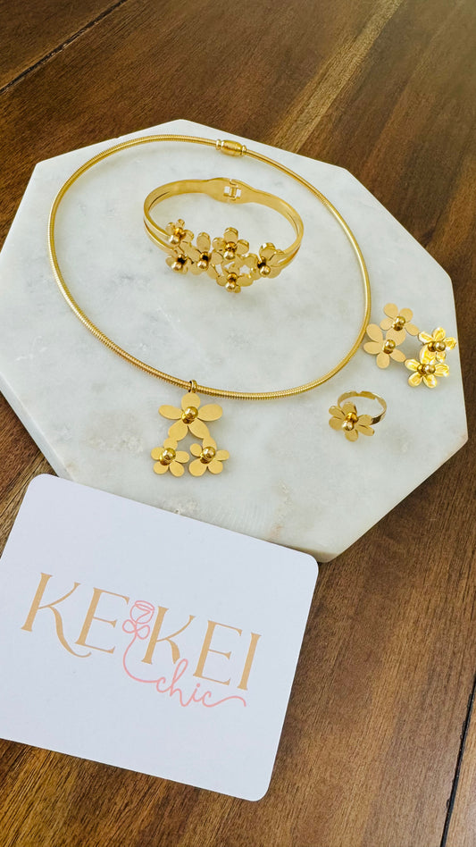 Flower Gold set